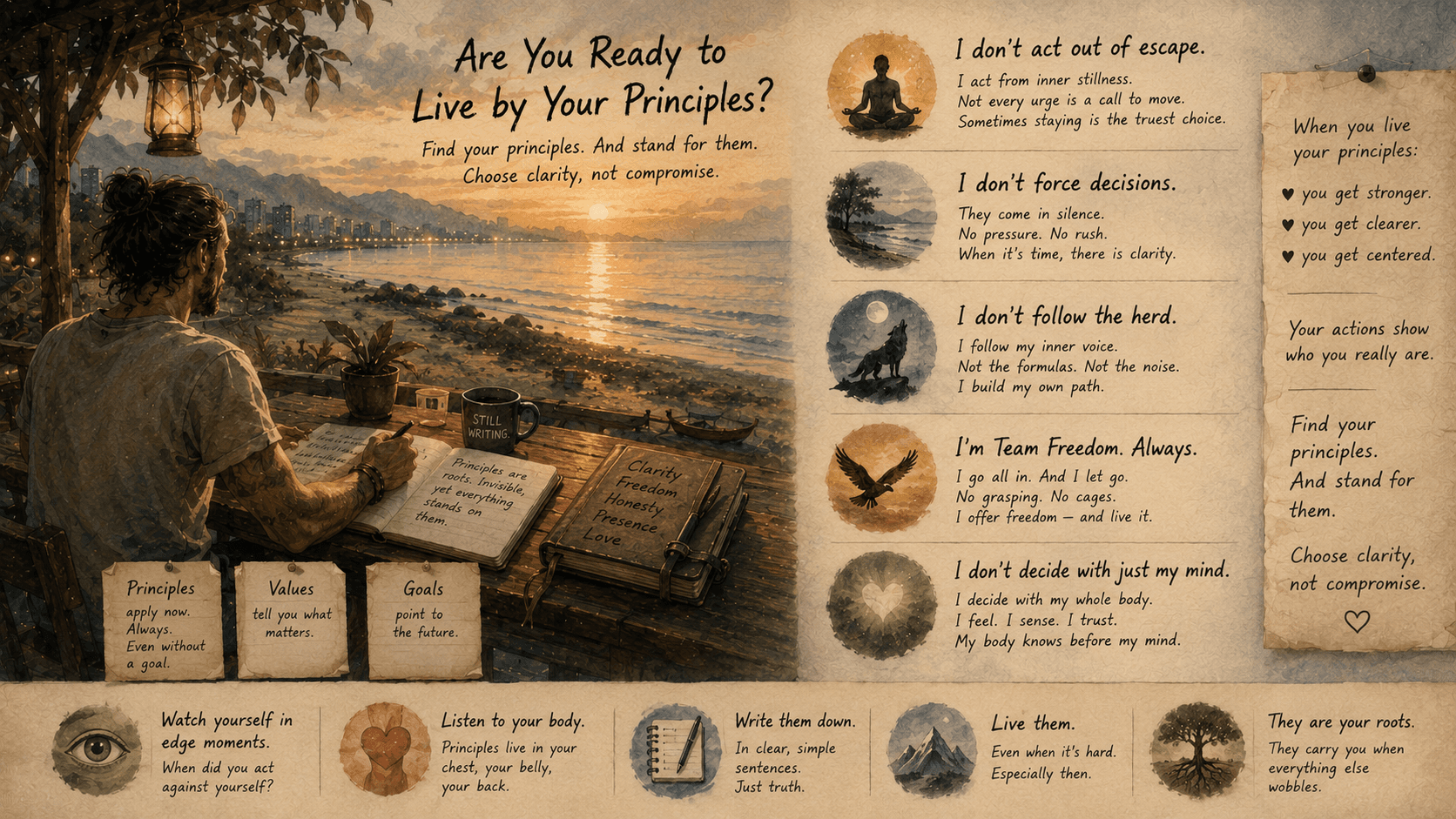 Are You Ready to Live by Your Principles?