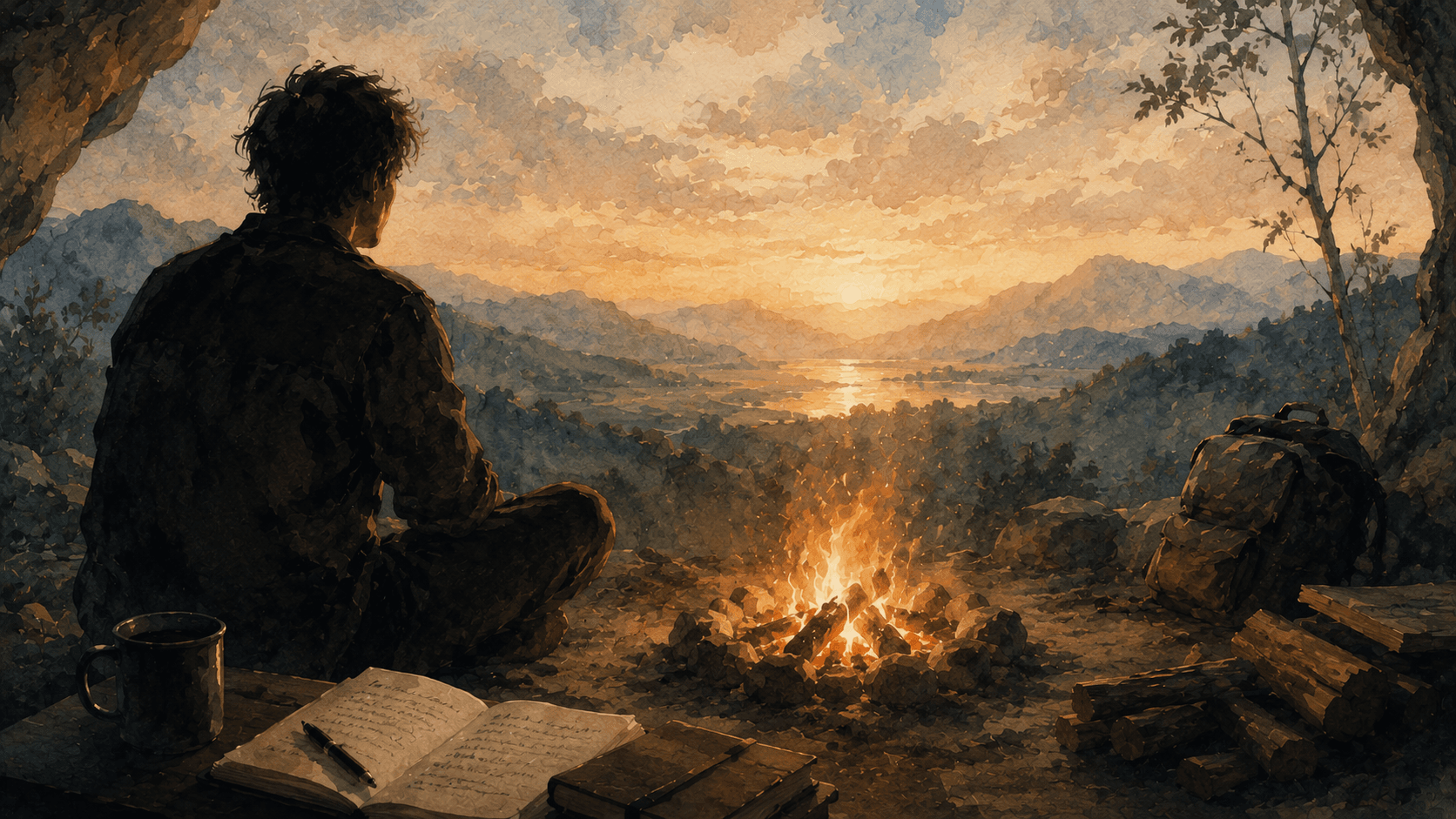 Before the flame — the inner fire itself.