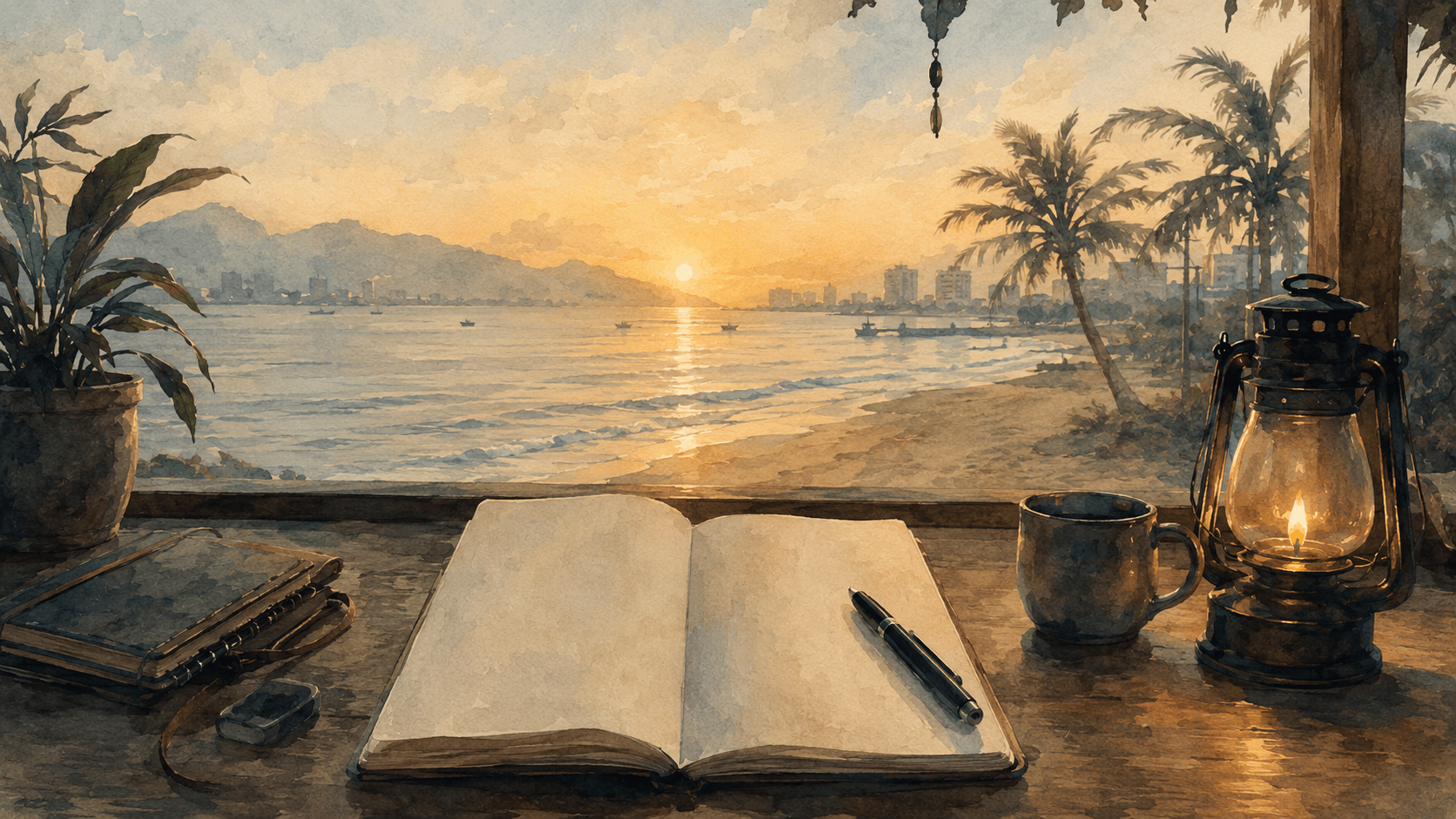 Empty Page Writing – How the Fire Finds Its Language