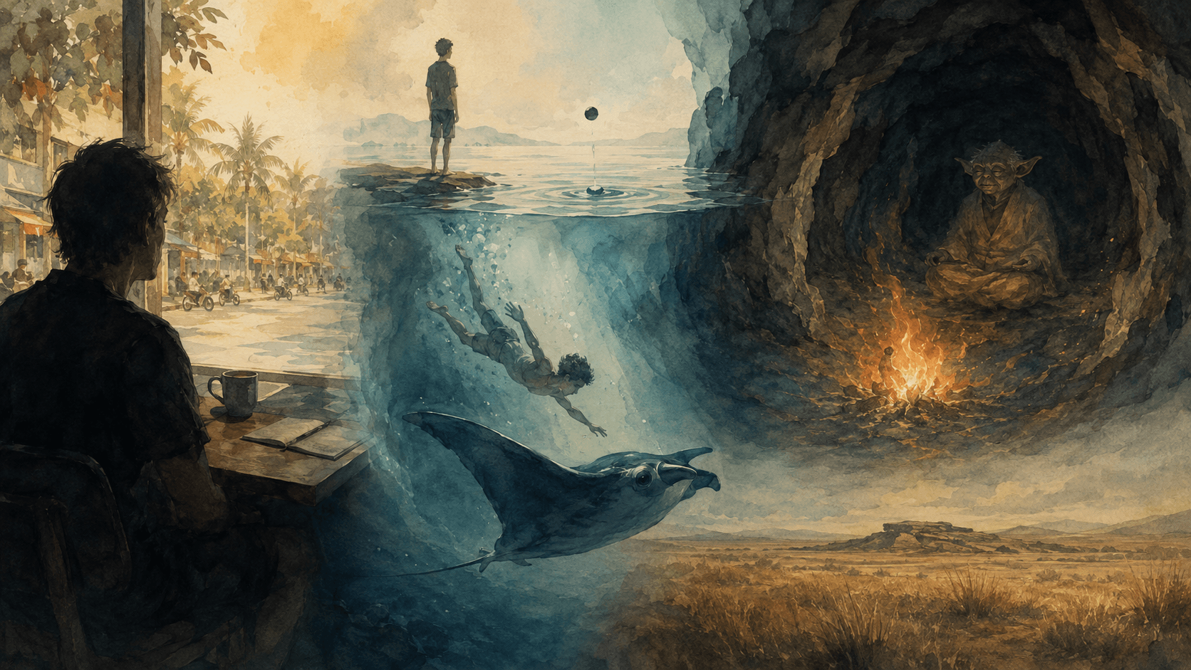 Fire Burns in Water