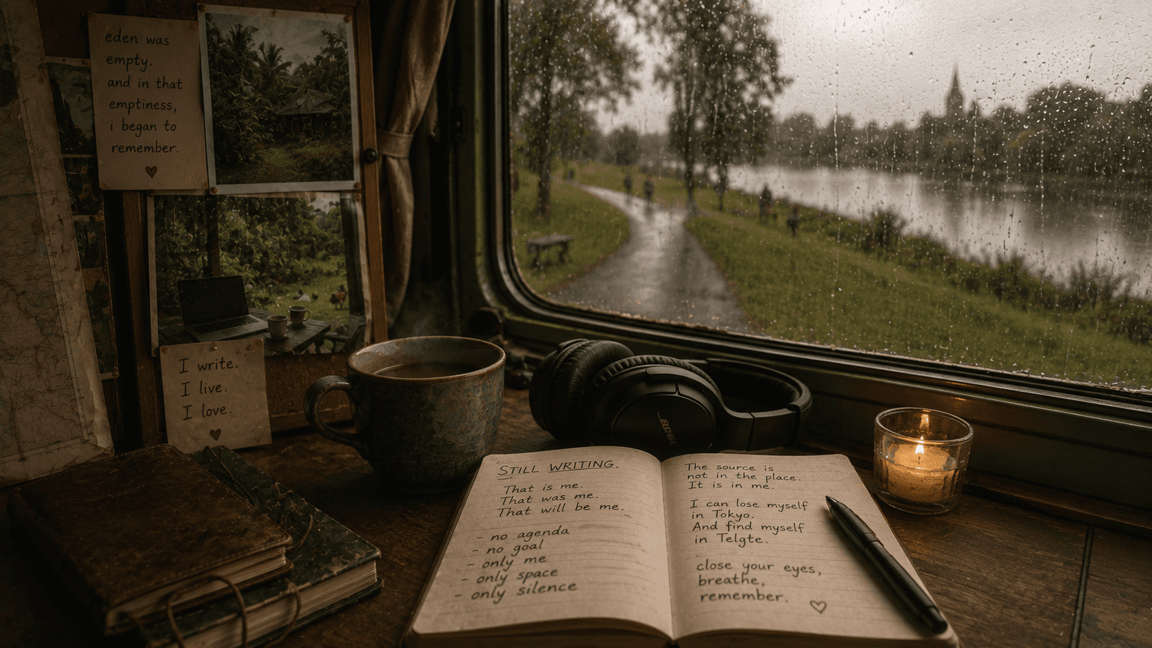 Still writing – Remembrance of an inner home