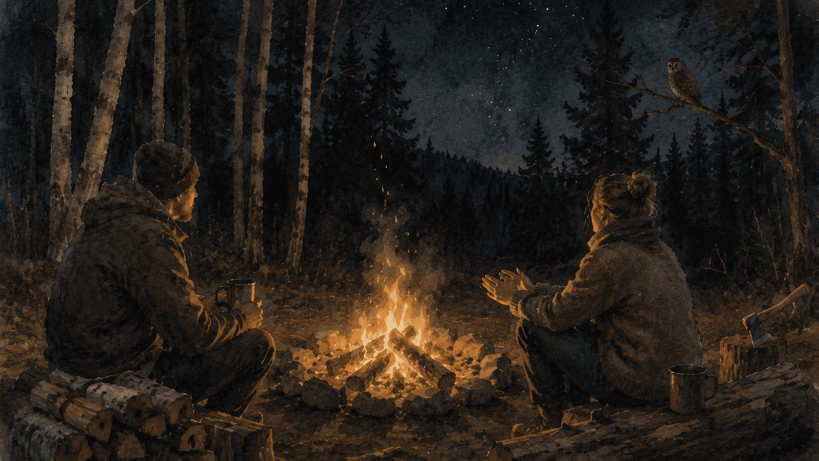 The Fire Between Us — A Night in the Woods