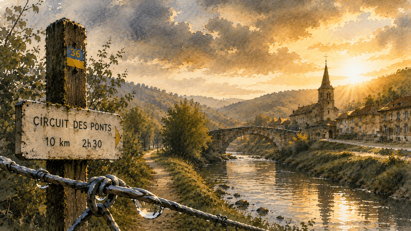 Nine Times Through France, Once in France